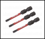 Sealey AK8241 Premier TRX-Star* Impact Power Tool Bits T15 x 50mm 3pc