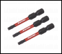 Sealey AK8242 Premier TRX-Star* Impact Power Tool Bits T20 x 50mm 3pc