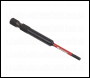 Sealey AK8260 Premier Hex Impact Power Tool Bits 2.5 x 75mm 3pc