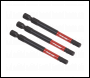 Sealey AK8263 Hex 5mm Impact Power Tool Bits 75mm - 3pc