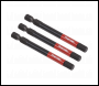 Sealey AK8264 Hex 6mm Impact Power Tool Bits 75mm - 3pc