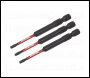 Sealey AK8265 Premier TRX-Star* Impact Power Tool Bits T10 x 75mm 3pc