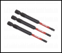 Sealey AK8266 Premier TRX-Star* Impact Power Tool Bits T15 x 75mm 3pc