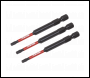Sealey AK8266 Premier TRX-Star* Impact Power Tool Bits T15 x 75mm 3pc