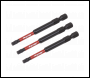Sealey AK8268 Premier TRX-Star* Impact Power Tool Bits T25 x 75mm 3pc