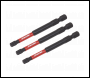 Sealey AK8269 Premier TRX-Star* Impact Power Tool Bits T27 x 75mm 3pc