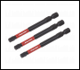 Sealey AK8270 Premier TRX-Star* Impact Power Tool Bits T30 x 75mm 3pc