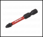 Sealey AK8275 Premier Pozi Impact Power Tool Bits #2 x 50mm 10pc