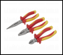 Sealey AK83452 Pliers Set 3pc VDE Approved