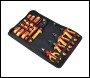 Sealey AK83463 Screwdriver, Pliers & Scissor Set 12pc - VDE Approved