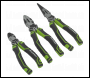 Sealey AK8376HV Pliers Set 3pc High Leverage - Green