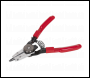 Sealey AK8453 Circlip Pliers Set Internal/External Quick Change