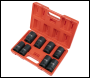 Sealey AK888M Premier Deep Impact Socket Set 1 inch Sq Drive 8pc