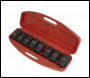 Sealey AK888M Premier Deep Impact Socket Set 1 inch Sq Drive 8pc