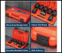 Sealey AK889M Premier Impact Socket Set 1 inch Sq Drive 8pc