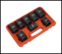 Sealey AK889M Premier Impact Socket Set 1 inch Sq Drive 8pc