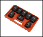 Sealey AK889M Premier Impact Socket Set 1 inch Sq Drive 8pc