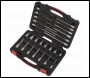 Sealey AK89002 Premier Platinum Spline Socket Bit Set 3/8 inch Sq Drive 26pc