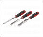 Sealey AK9238 Premier Hammer-Thru Wood Chisel Set 3pc