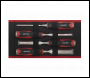 Sealey AK9239 Premier Hammer-Thru Wood Chisel 4pc Set