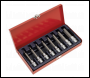 Sealey AK9310 Hex Socket Bit Set 8pc 1/2 inch Sq Drive Metric