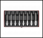 Sealey AK9310 Hex Socket Bit Set 8pc 1/2 inch Sq Drive Metric