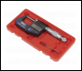 Sealey AK9635D Digital External Micrometer 0-25mm(0-1 inch )