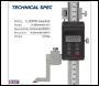 Sealey AK9636D Digital Height Gauge 0-300mm(0-12 inch ) - REFURBISHED - GRADE B