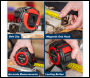 Sealey AK9850 Premier Metric/Imperial Tape Measure Extra-Wide Blade 5m(16ft) x 32mm