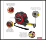 Sealey AK9851 Premier Metric/Imperial Tape Measure Extra-Wide Blade 8m(26ft) x 32mm