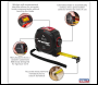 Sealey AK9852 Premier Window Tape Measure 5m x 19mm