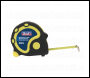 Sealey AK98912 Rubber Tape Measure 5m(16ft) x 19mm Metric/Imperial Display Box of 12