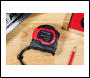 Sealey AK98912 Metric/Imperial Rubber Tape Measure 5m(16ft) x 19mm - Display Box of 12