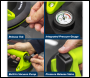 Sealey AK9894 Heavy Lift Suction Cup with Vacuum Grip Pressure Gauge