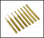 Sealey AKB08 Brass Pin Punch Set 8pc