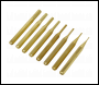 Sealey AKB08 Brass Pin Punch Set 8pc
