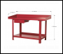 Sealey AP1015 Steel Workbench with Drawer 1.5m