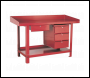 Sealey AP1015 Steel Workbench with Drawer 1.5m