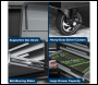 Sealey AP1080GR Superline Pro® Topchest & Rollcab Combination 12 Drawer & 1 Door Cupboard - Grey