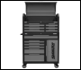 Sealey AP1080GR Superline Pro® Topchest & Rollcab Combination 12 Drawer & 1 Door Cupboard - Grey