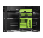 Sealey AP1080HVG Superline Pro® Topchest & Rollcab Combination 12 Drawer & 1 Door Cupboard - Green