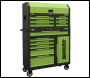 Sealey AP1080HVG Superline Pro® Topchest & Rollcab Combination 12 Drawer & 1 Door Cupboard - Green