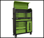 Sealey AP1080HVG Superline Pro® Topchest & Rollcab Combination 12 Drawer & 1 Door Cupboard - Green