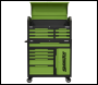 Sealey AP1080HVG Superline Pro® Topchest & Rollcab Combination 12 Drawer & 1 Door Cupboard - Green
