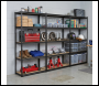 Sealey AP1200RCOMBO1 Racking Unit with 5 Shelves 220kg Capacity Per Level - Set of 3