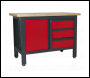 Sealey AP1372B Workstation with 3 Drawers & Cupboard