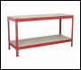 Sealey AP1535 Steel Workbench with Wooden Top 1.53m