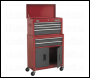Sealey AP2200BB American PRO® Topchest & Rollcab Combination 6 Drawer - Red