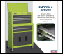 Sealey AP2200BBHV American PRO® Topchest & Rollcab Combination 6 Drawer - Green/Grey