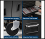 Sealey AP2200BKSTACK American PRO® Topchest, Mid-Box Tool Chest & Rollcab Stack 9 Drawer - Black